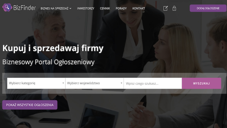 bizfinder portal ogłoszeniowy